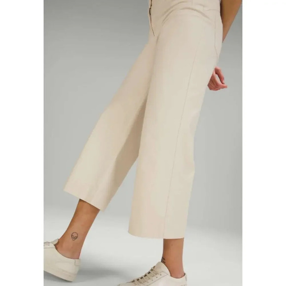 lululemon athletica | City Sleek 5 Pocket Wide Leg High Rise 7/8 Pant | Size 27 - Picture 3 of 9